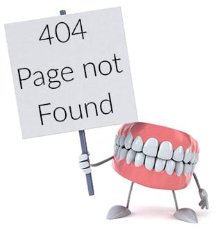 404 cartoon tooth